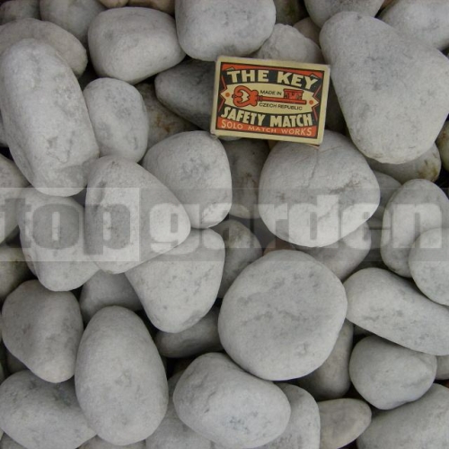 Kámen Bianco Carrara valouny 40-60mm Kámen Bianco Carrara valouny 40-60mm