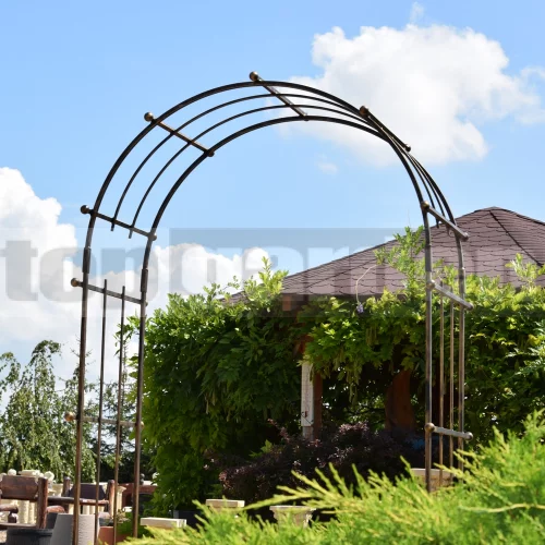 Kovová pergola zlatá Kovová pergola zlatá