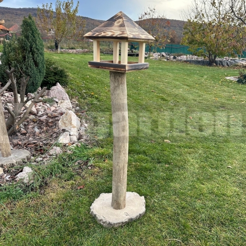 Krmítko Sýkora se stojanem Acacia