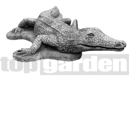 Krokodil beton szobor A77