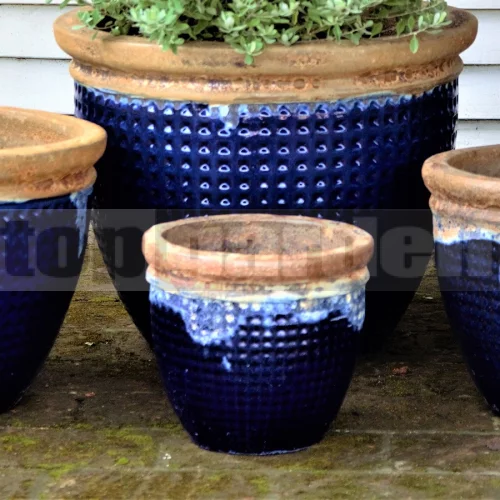 Kvetináč Apolón Angkor Over Blue 29 cm