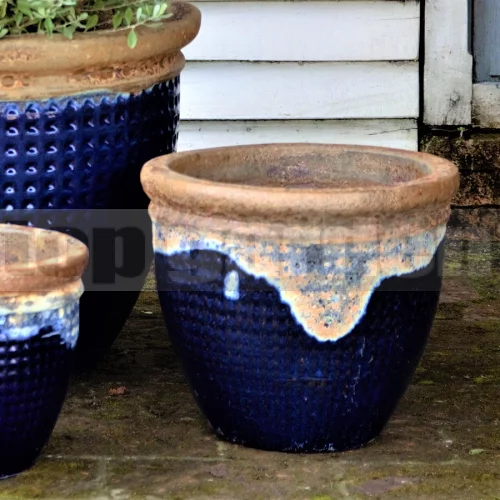 Kvetináč Apolón Angkor Over Blue 39 cm