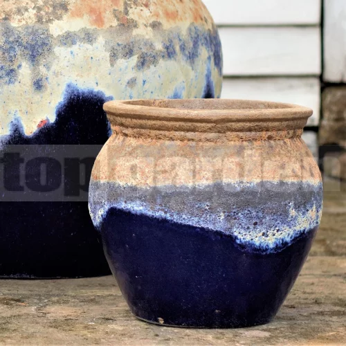 Kvetináč Artemis Angkor Blue 29 cm
