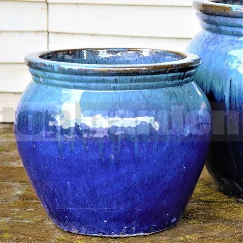 Květináč Artemis Marble Green Blue 42 cm Květináč Artemis Marble Green Blue 42 cm