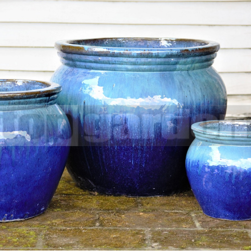 Květináč Artemis Marble Green Blue 58 cm Květináč Artemis Marble Green Blue 58 cm