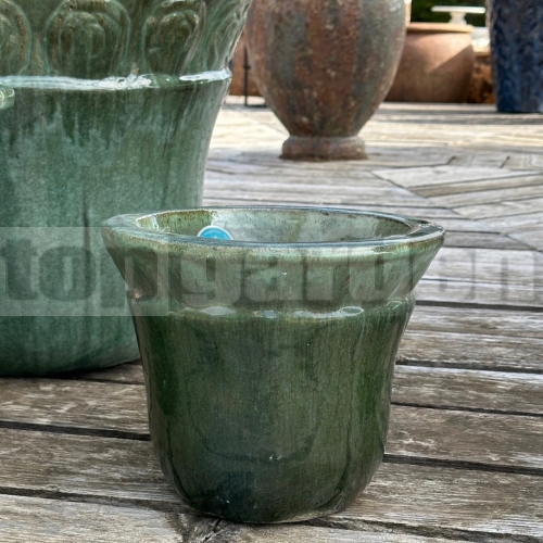 Kvetináč Bell Moss Green 26 cm