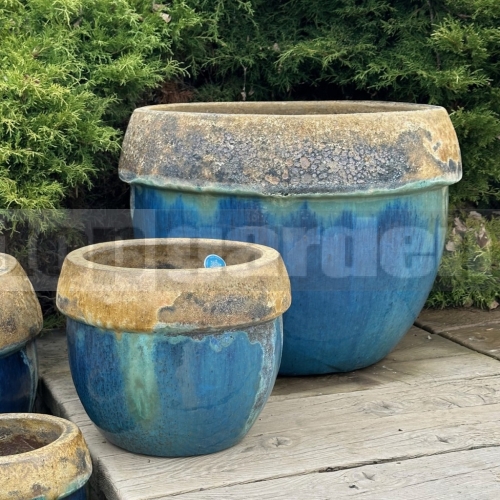 Kvetináč Demeter Angkor Marble Green 33 cm