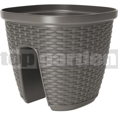 Kvetináč na zábradlie Casa Mesh šedý 517738 Kvetináč na zábradlie Casa Mesh šedý 517738
