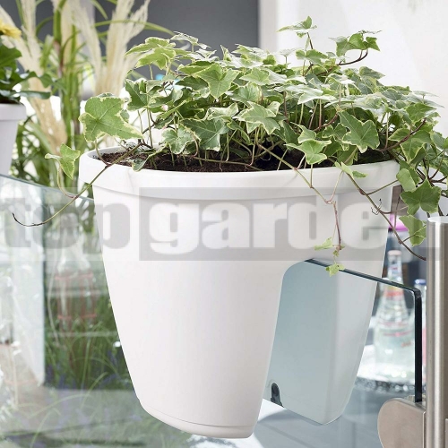 Korlát virágcserép My City Garden White 515015