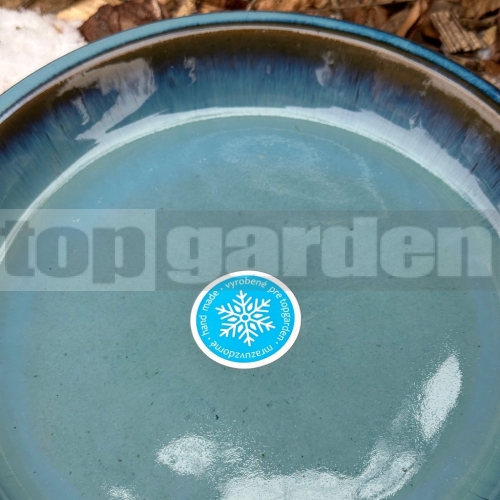 Miska pod kvetináč Marble Green 25cm