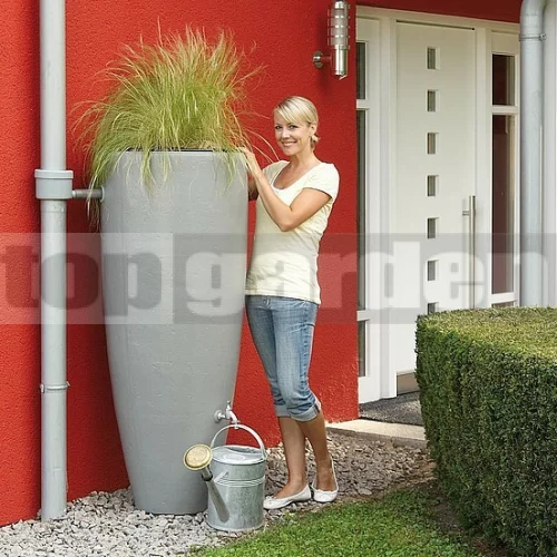 Moderná dvojfunkčná nádrž zinkovošedá