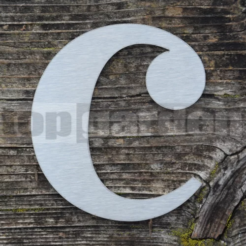 Nerezové súpisné písmeno malé "c" Nerezové súpisné písmeno malé "c"