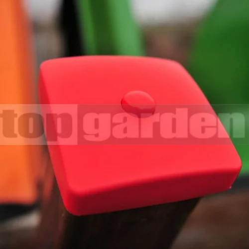 Műanyag oszloptakaró piros 10cm