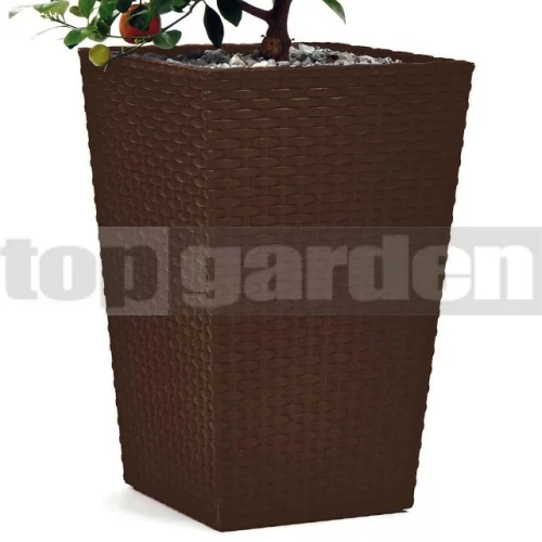Ratanový kvetináč - S brown 228977