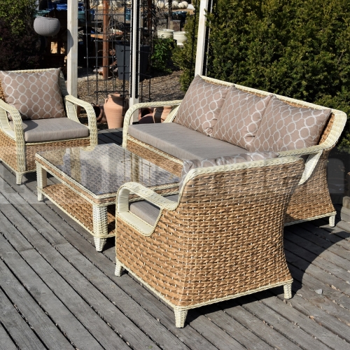 Nádfonat-műrattan kerti bútor Luxury XL