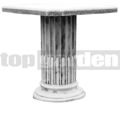 Szürke beton asztal S5