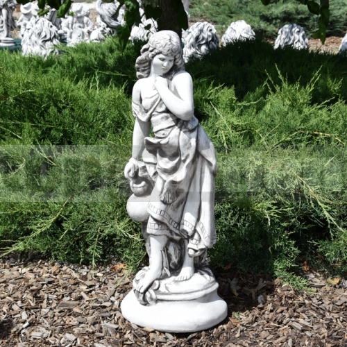 Vizeskorsót tartó női szobor gb