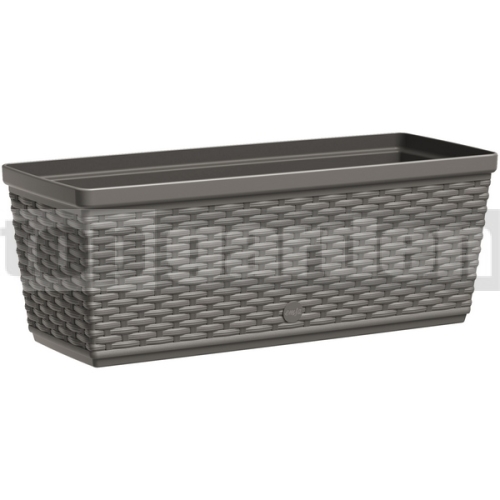 Truhlík 50 cm šedý Casa Mesh Emsa 517488 Truhlík 50 cm šedý Casa Mesh Emsa 517488