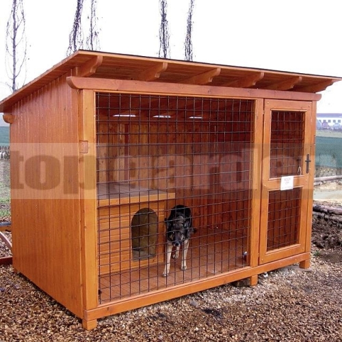 Kutya kennel Luxus 2m x 2m
