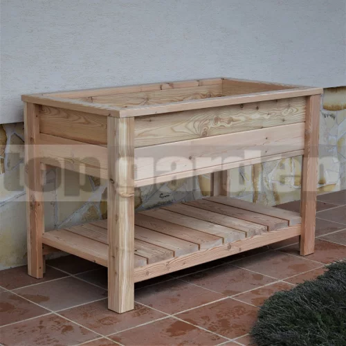 Vyvýšený záhon 120 s policou