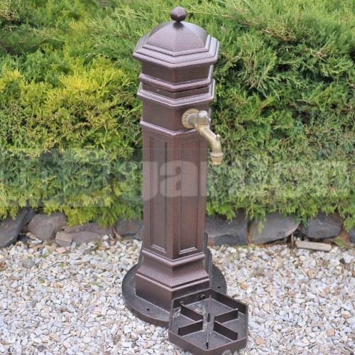 Zahradní vodovodní sloupek PISA hammer bronz