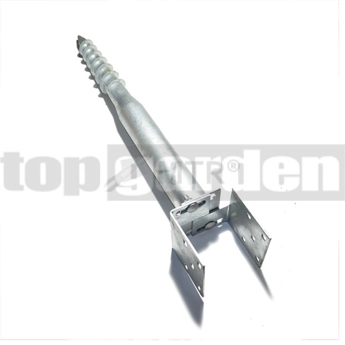 Zavrtávací kotva do země s „U“ nastavitelná - 685 mm