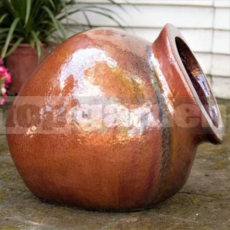 Amfora ležatá Hestia Red Copper 50cm