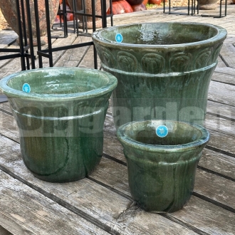 Kvetináč Bell Moss Green 38 cm
