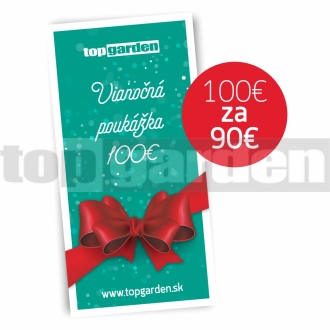 Vianočná darčeková poukážka 100 €