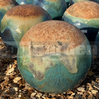 Dekoračná guľa 30 cm Angkor Marble Green
