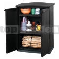 Rattan style - nízka skriňa na náradie antracit 231230