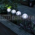 Solárna lampa 23cm zapichovacia SLBALL3