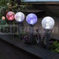 Solárna lampa 33cm zapichovacia SLBALL