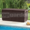 Capri 305L hnedý - záhradný úložný box