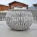 Závesný kvetináč Cozies S taupe 224439